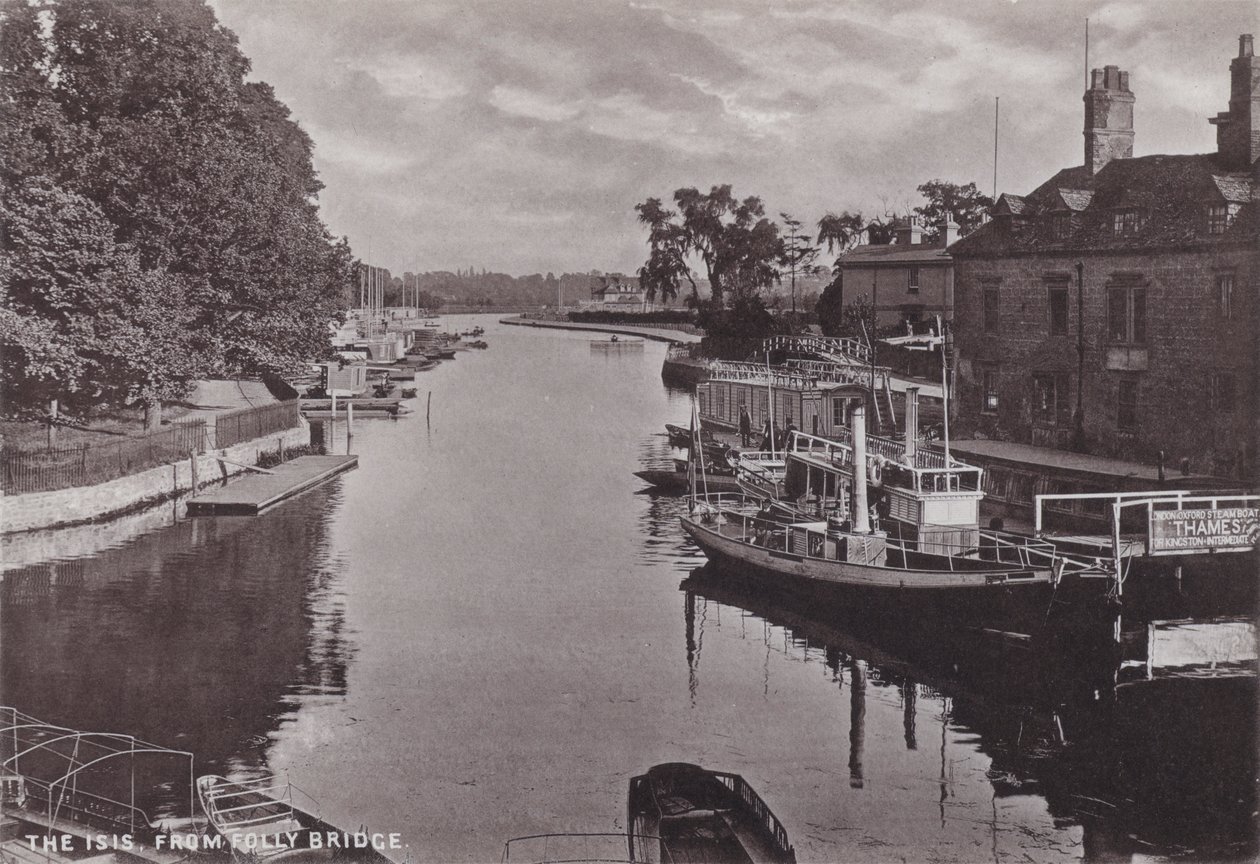 El Isis, desde Folly Bridge de English Photographer