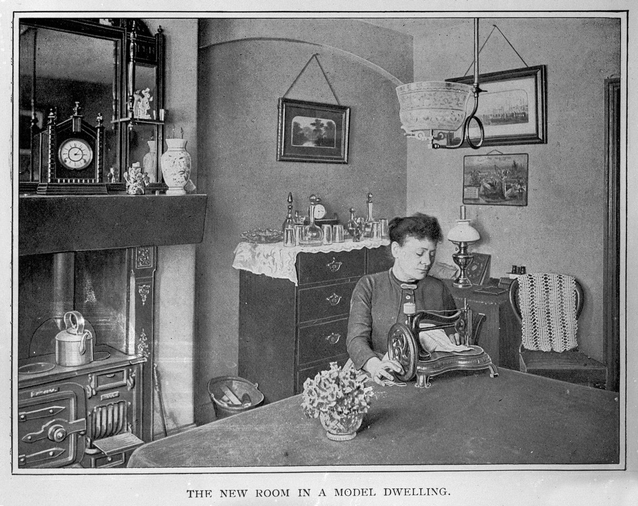 La nueva habitación en una casa modelo de English Photographer