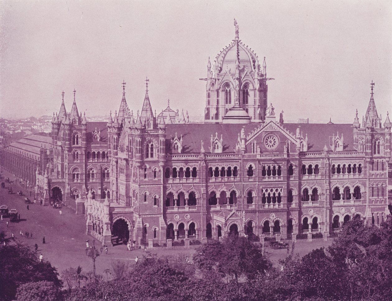 Estación Victoria Terminus, Bombay de English Photographer