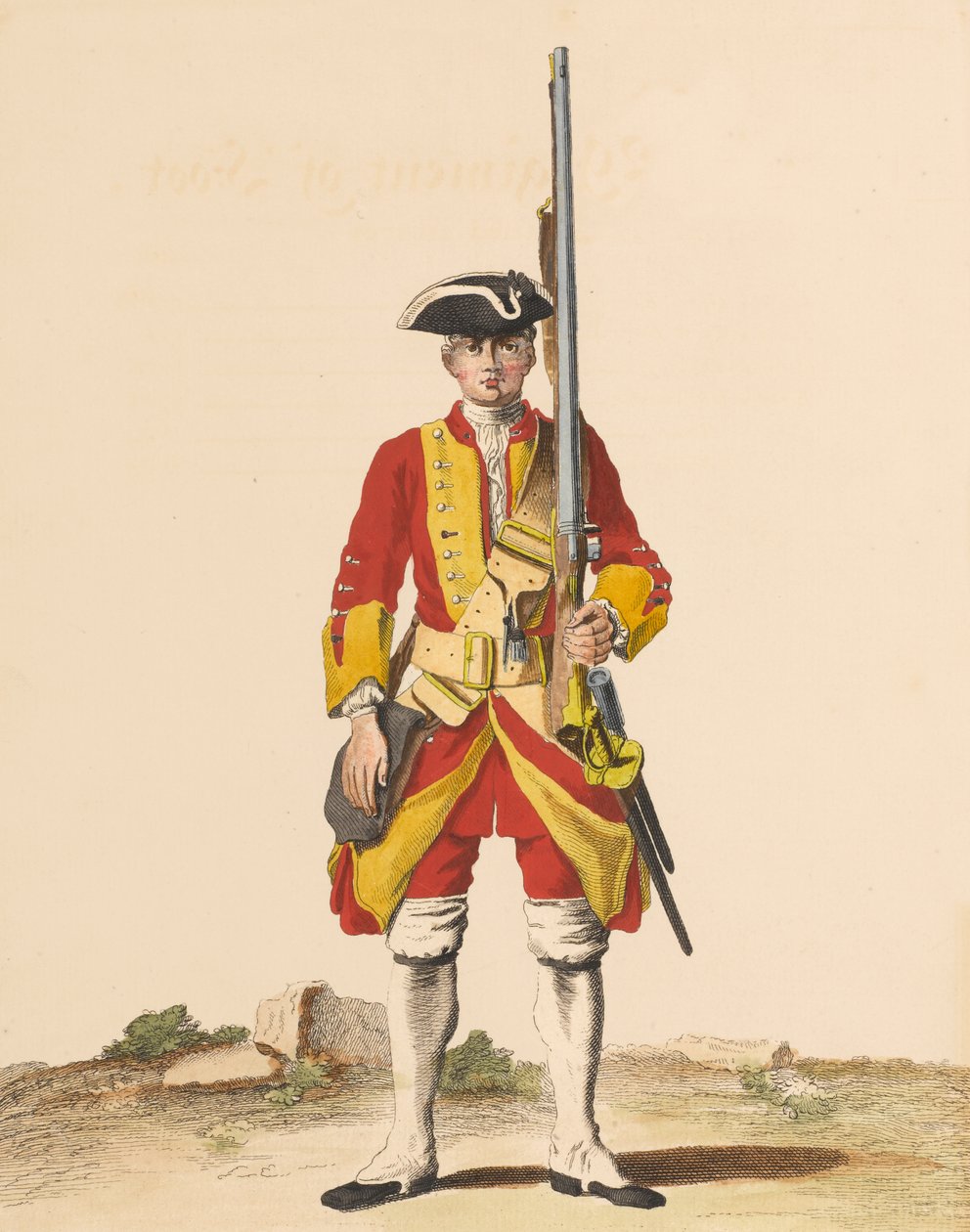 29º Regimiento de Infantería, circa 1742 de English School