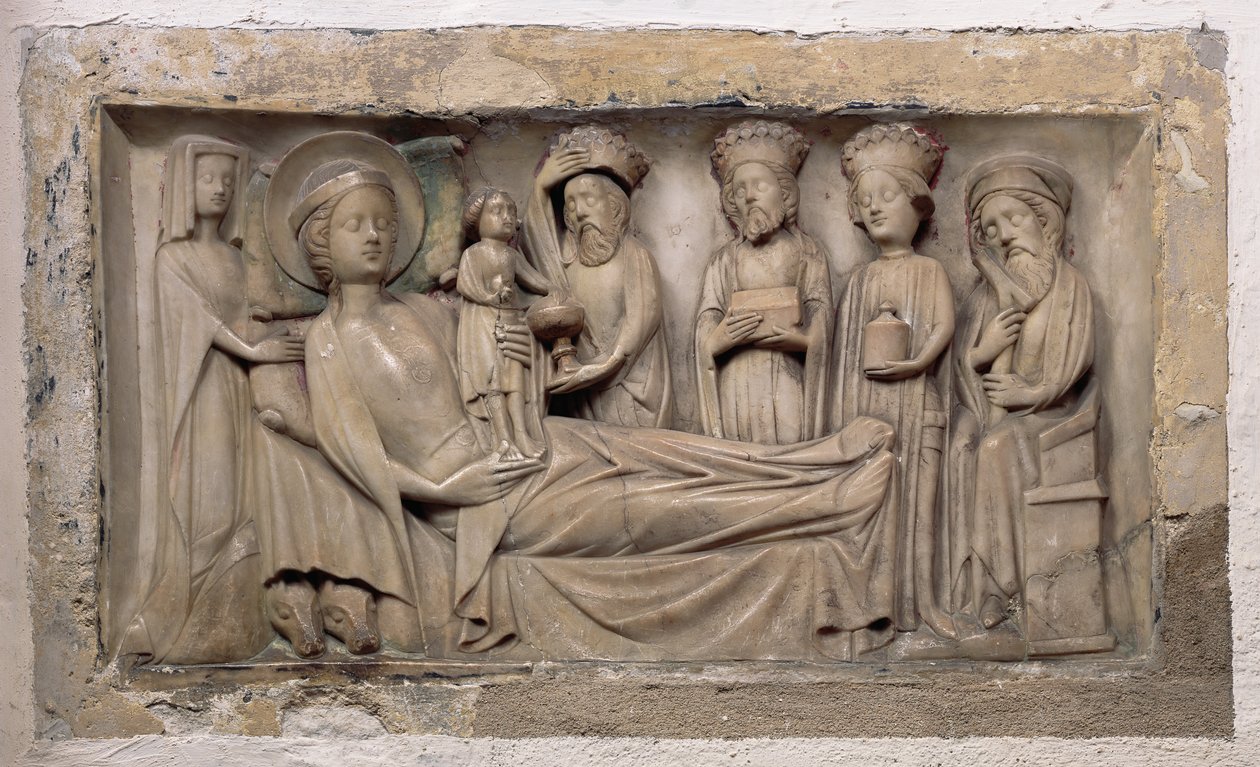 Adoración de los Magos, c.1350 de English School