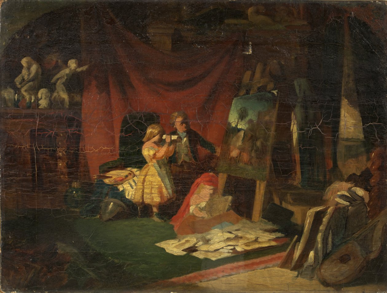 El estudio de un artista de English School