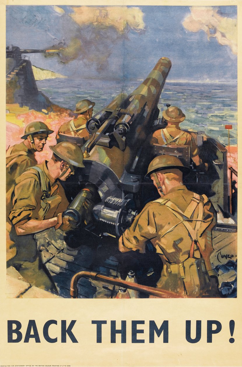 ¡Apóyenlos! cartel, 1941 de English School