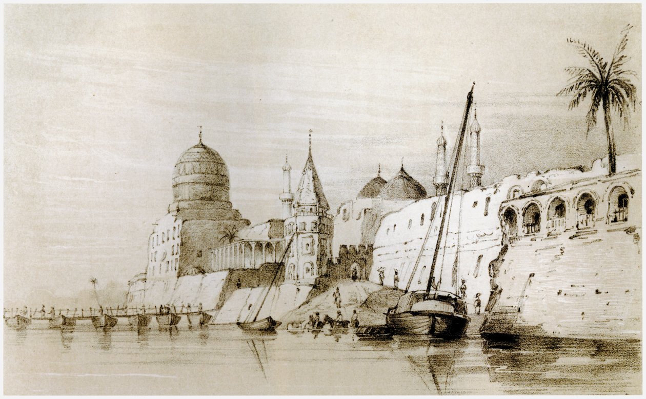 Bagdad, c.1834-37 (dibujo) de English School