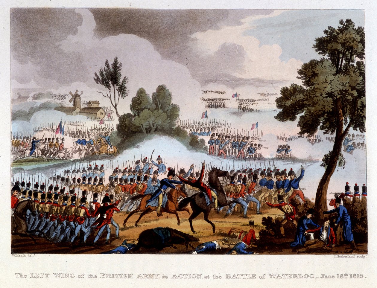 Batalla de Waterloo, 18 de junio de English School