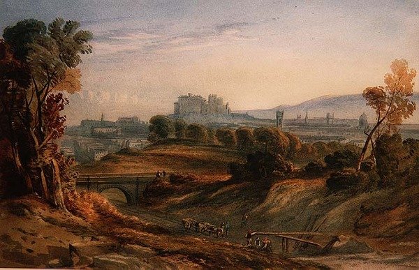 Construcción del Ferrocarril en Edimburgo de English School