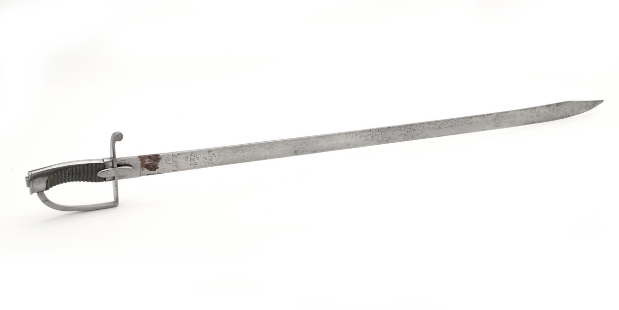 Espada de soldado de caballería de English School