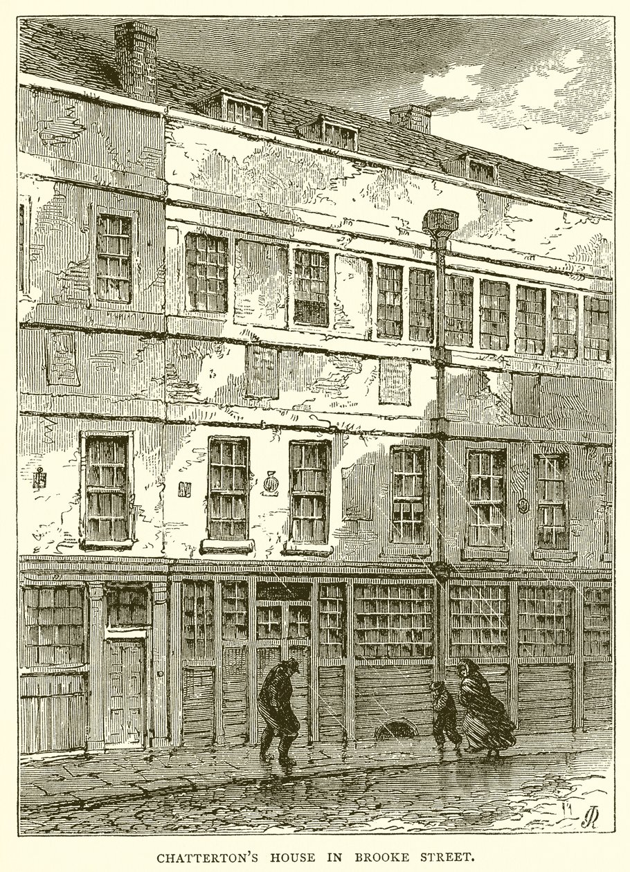 Casa de Chatterton en Brooke Street de English School