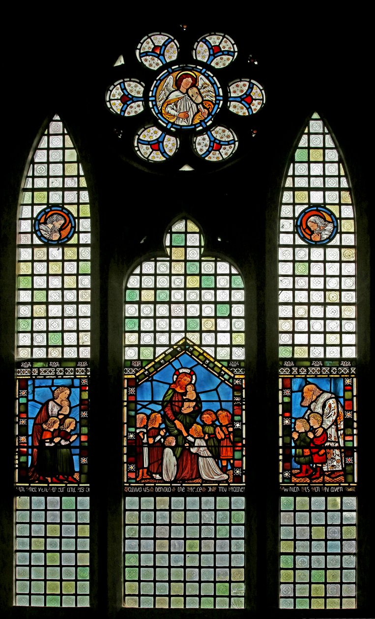 Cristo bendiciendo a los niños de English School