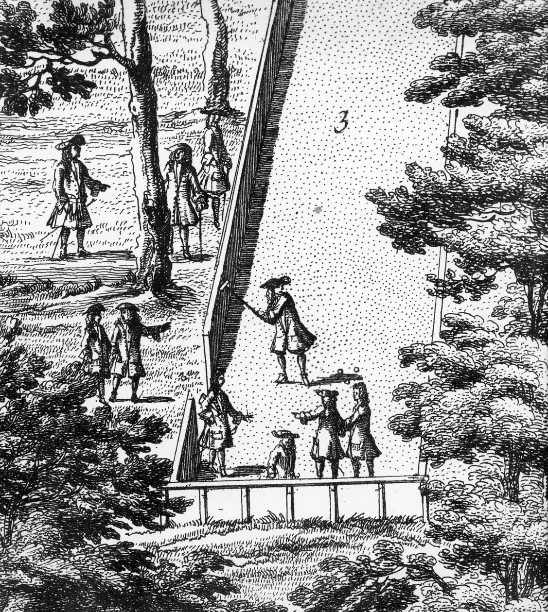 Croquet (grabado) de English School