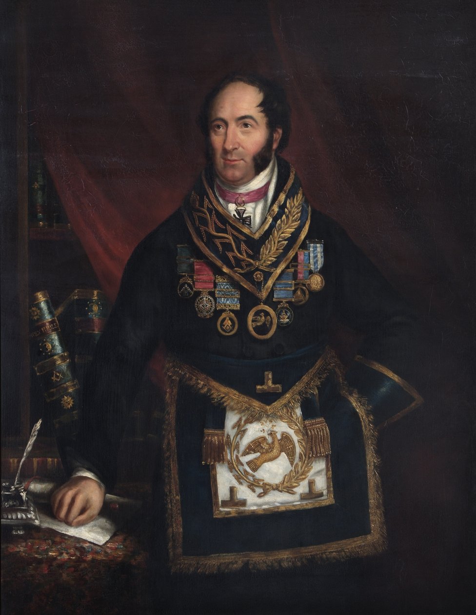 Dr. Robert Thomas Crucefix, 1837 de English School
