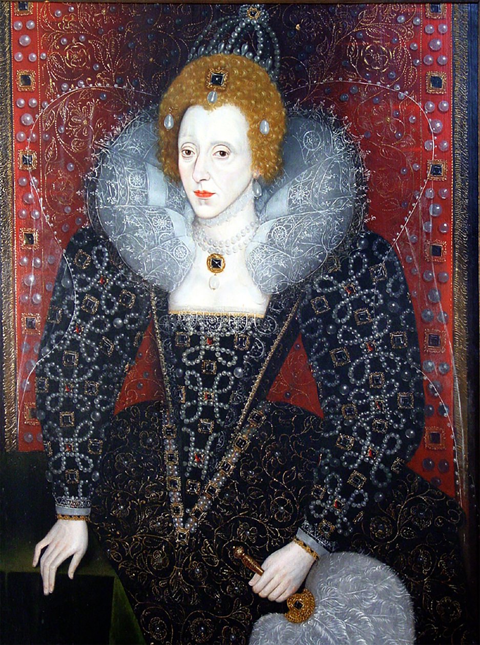 Isabel I (1533-1603), c.1590 (óleo sobre tabla) de English School