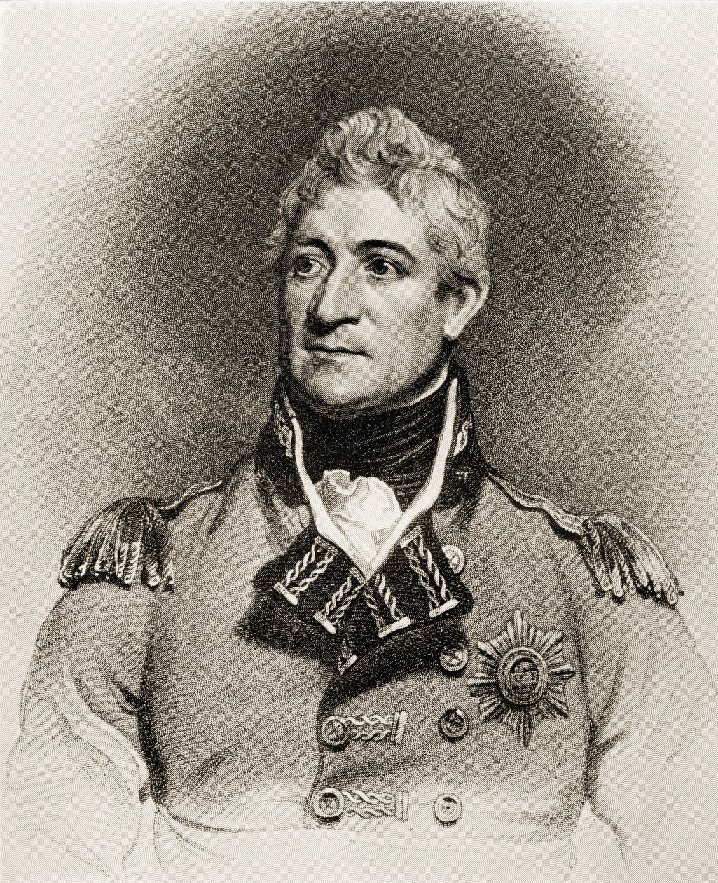 General Sir Thomas Picton (1758-1815) de English School