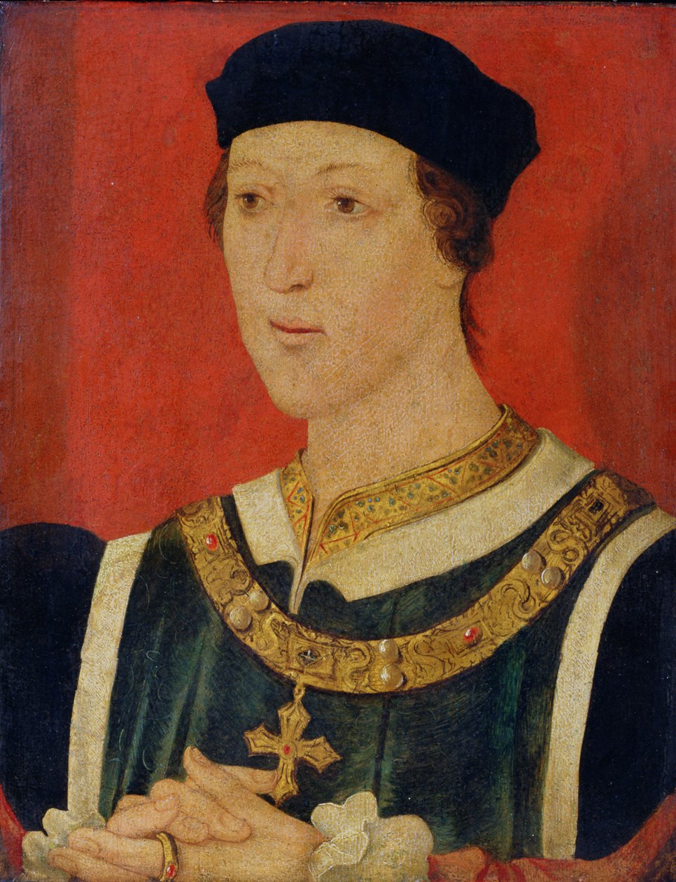 Enrique VI (1421-71) c.1535 (óleo sobre tabla) de English School