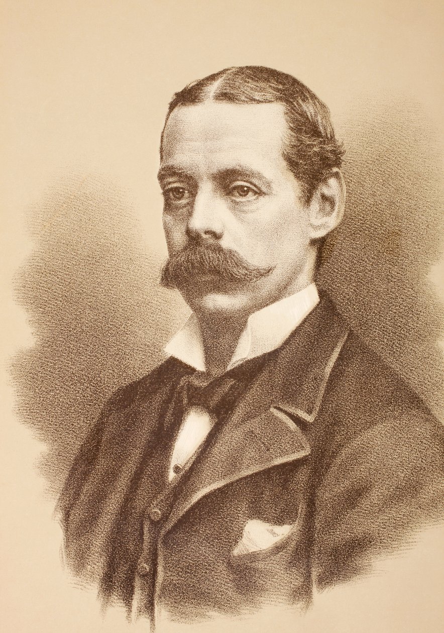 Lord Randolph Henry Spencer Churchill, c.1890 de English School