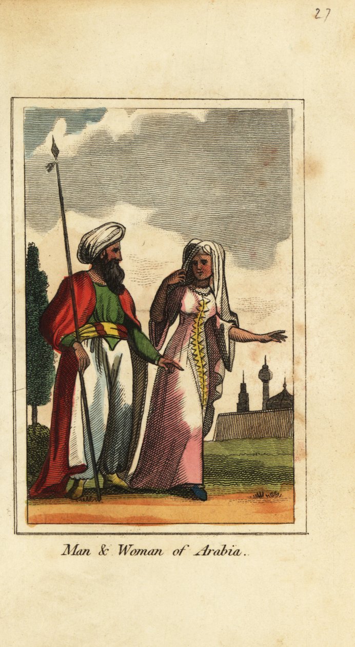 Hombre y mujer de Arabia de English School