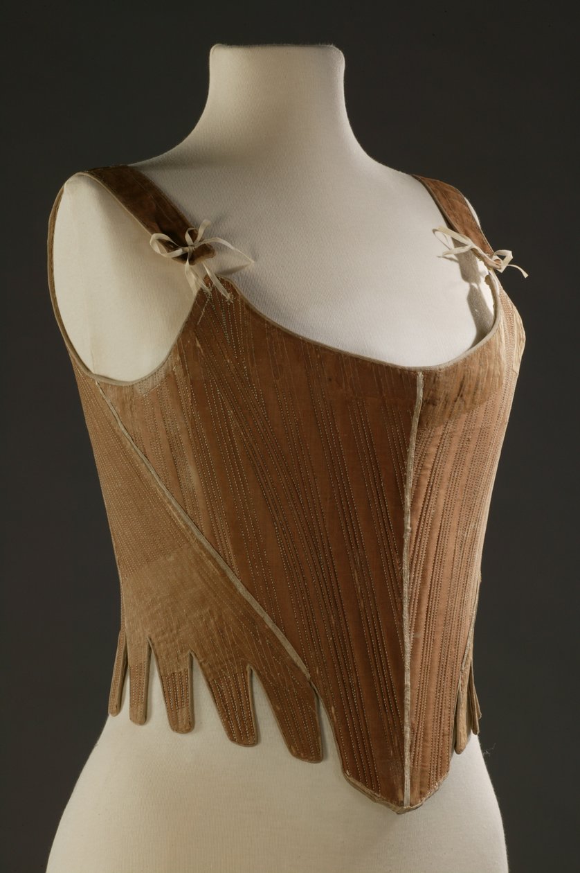 Par de corsés, 1780s de English School