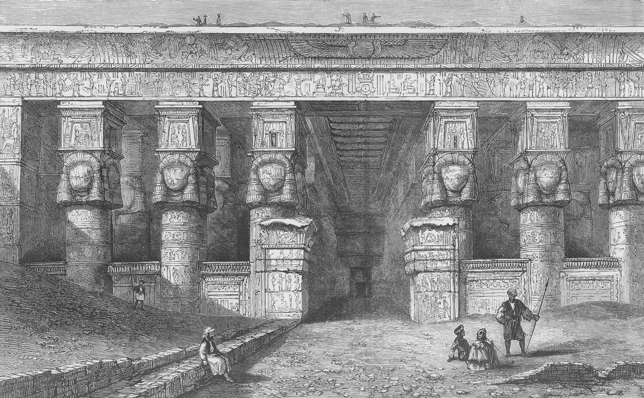 Pórtico del Templo de Denderah de English School