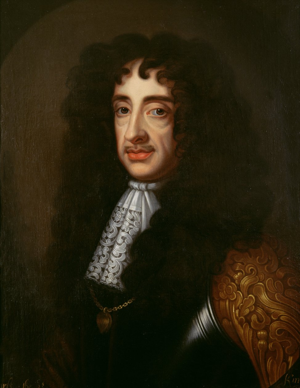 Retrato de Carlos II (1630-85) de English School