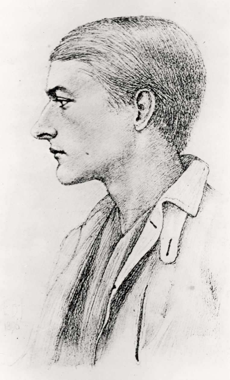 Retrato de Edward Fitzgerald de English School
