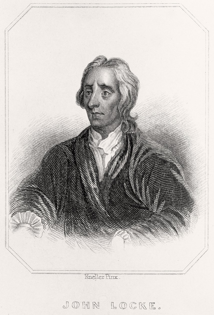 Retrato de John Locke de English School