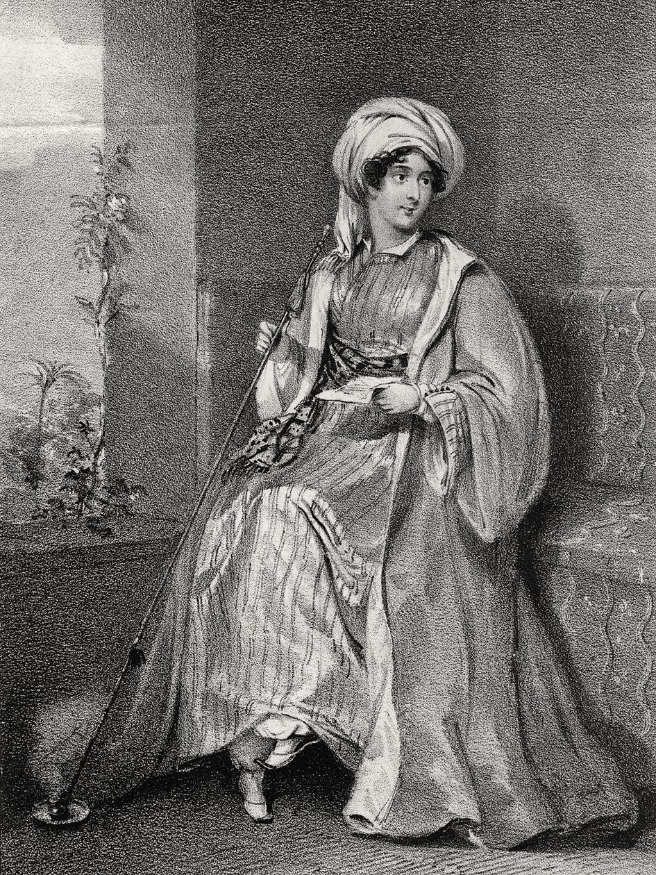 Retrato de Lady Hester Stanhope de English School