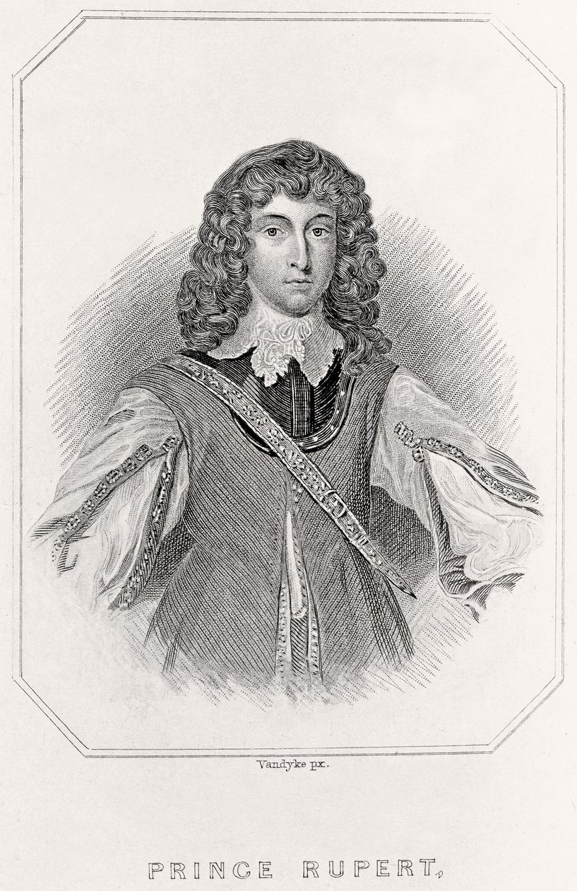 Retrato del Príncipe Rupert de English School