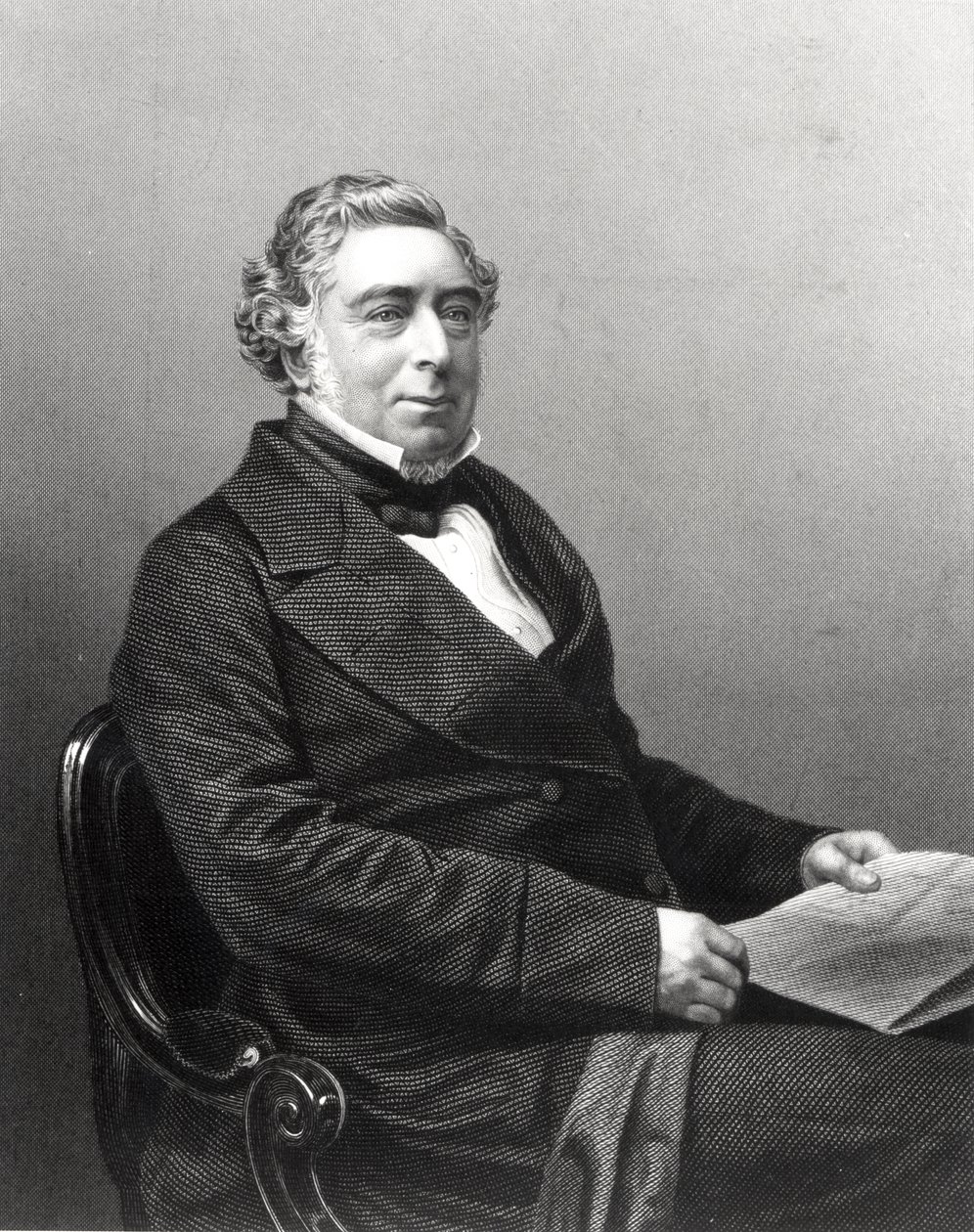 Retrato de Robert Stephenson (1803-59) de English School