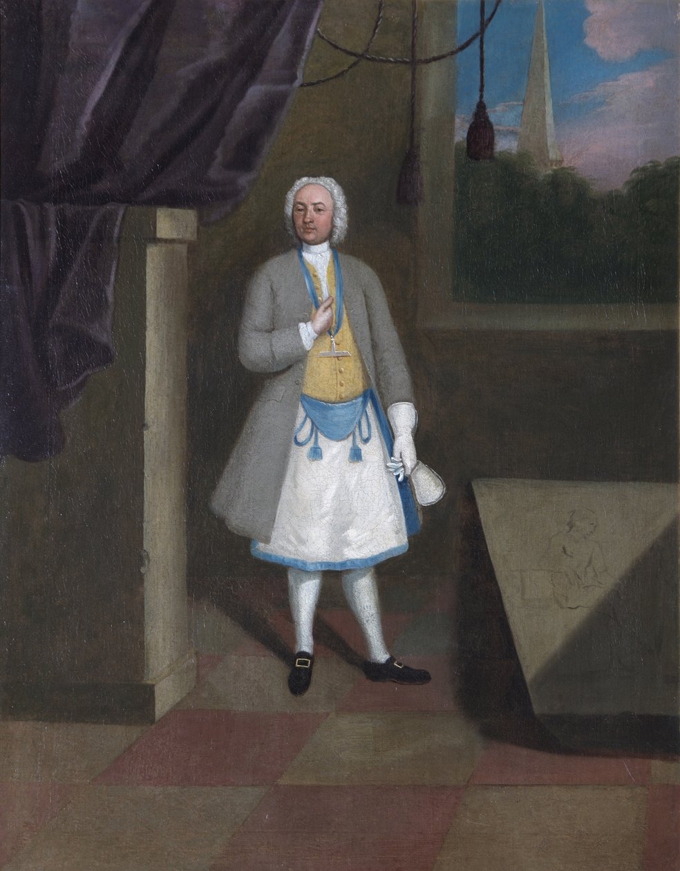 Retrato de un masón de English School