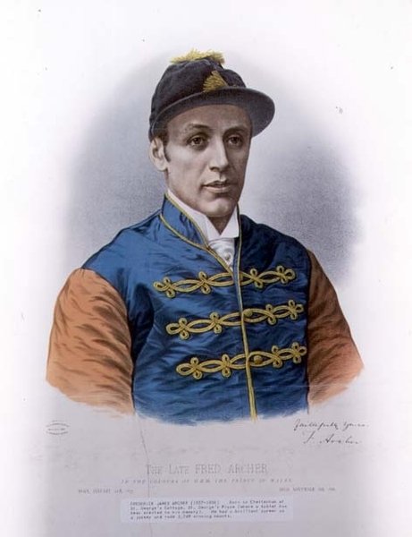 Retrato de Fred Archer de English School