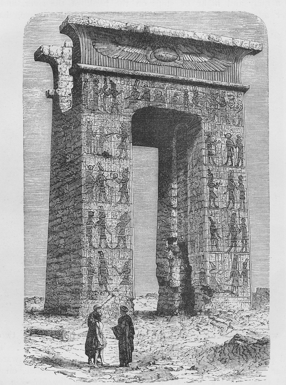 Propilón en Karnak de English School