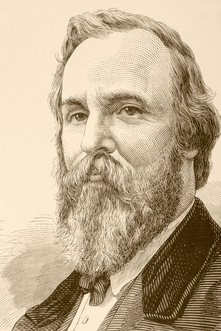 Rutherford Birchard Hayes (litografía) de English School
