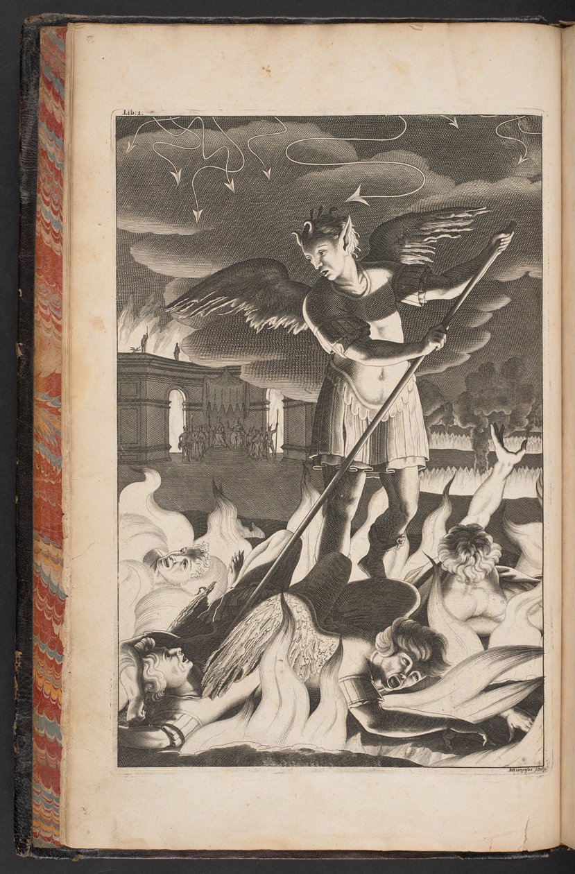 Satanás del Paraíso Perdido de John Milton de English School