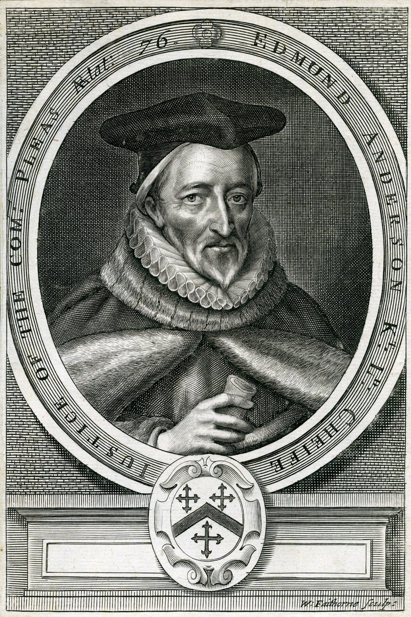 Sir Edmund Anderson (1530-1605) de English School