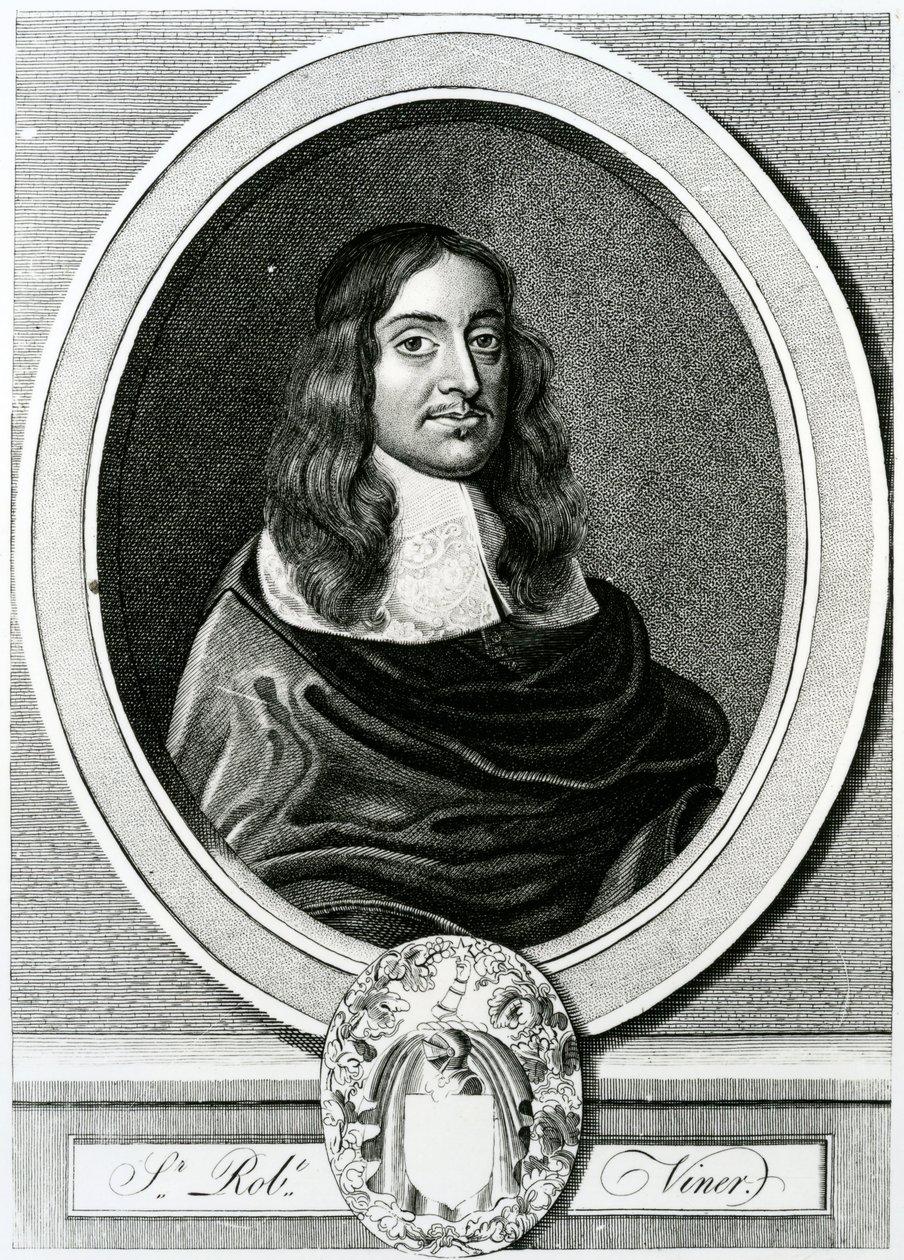 Sir Robert Vyner, primer baronet (1631-88) de English School
