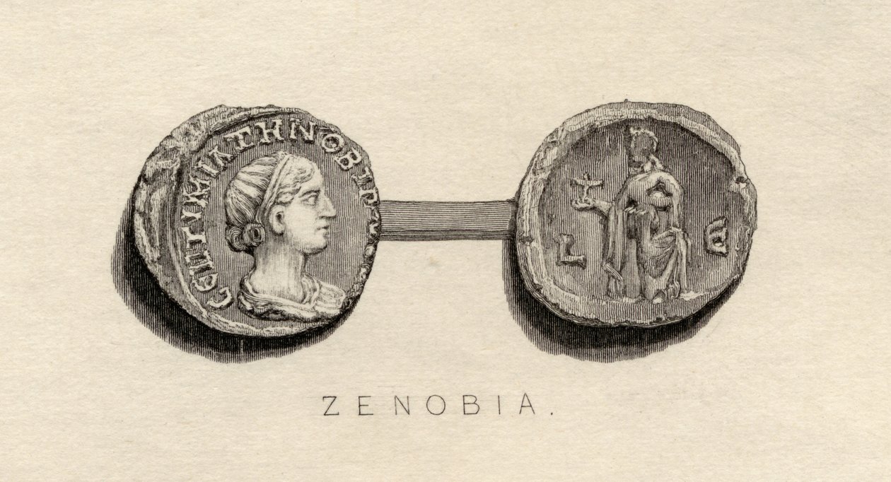 Tetradracma de la época de Zenobia de English School