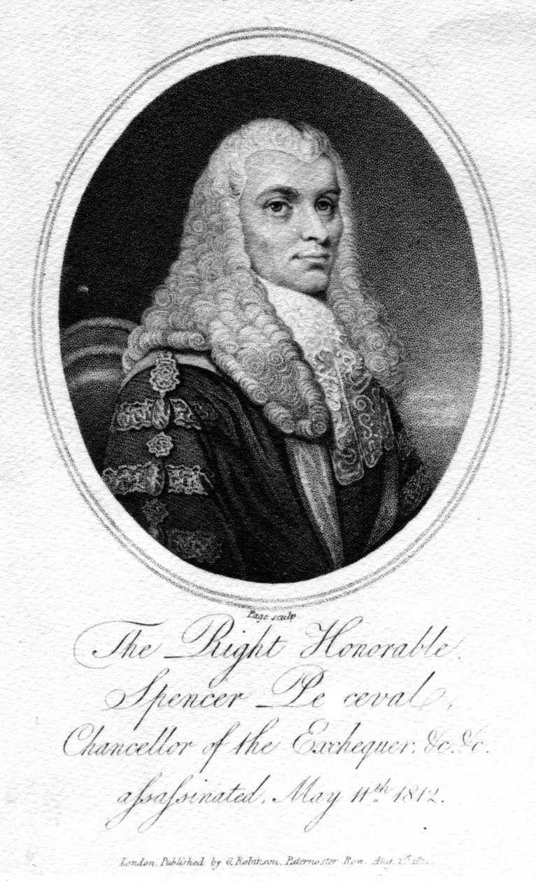 El Honorable Spencer Perceval, 1812 de English School