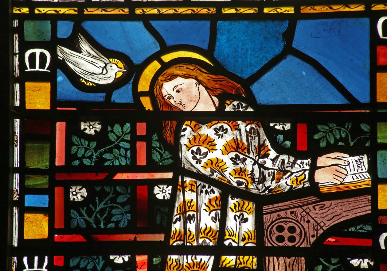 La Virgen María en la Anunciación de English School