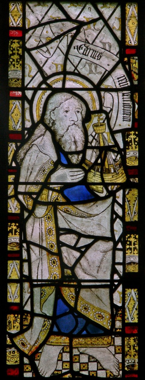 La ventana este que representa a San Judas de English School