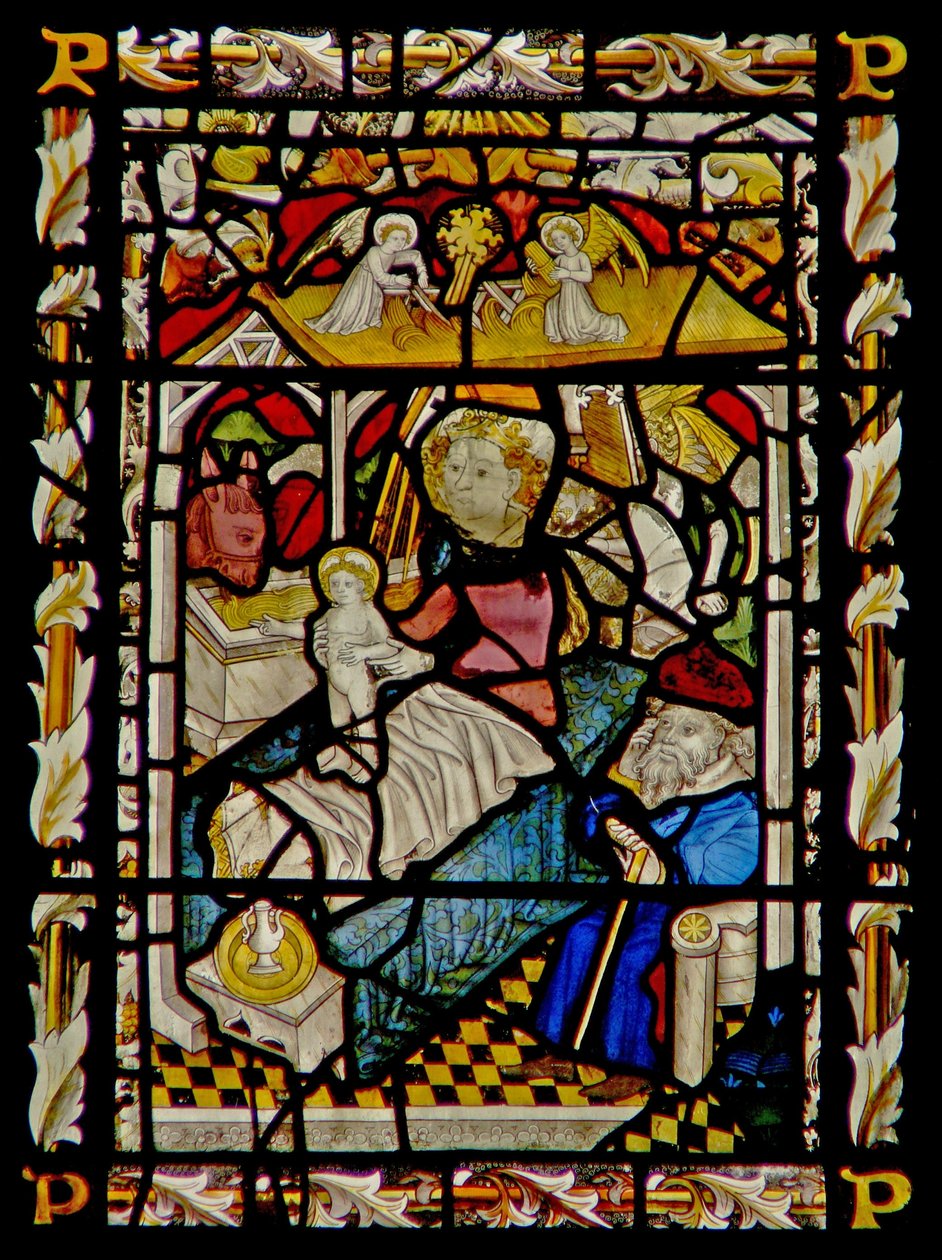 La ventana este que representa la Natividad de English School