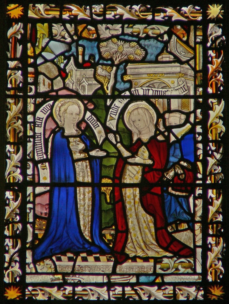 La ventana este que representa la Visitación de English School
