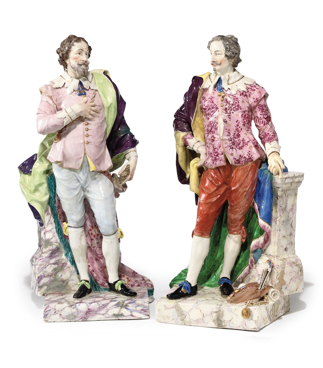 Dos Figuras Históricas de Caballeros de English School
