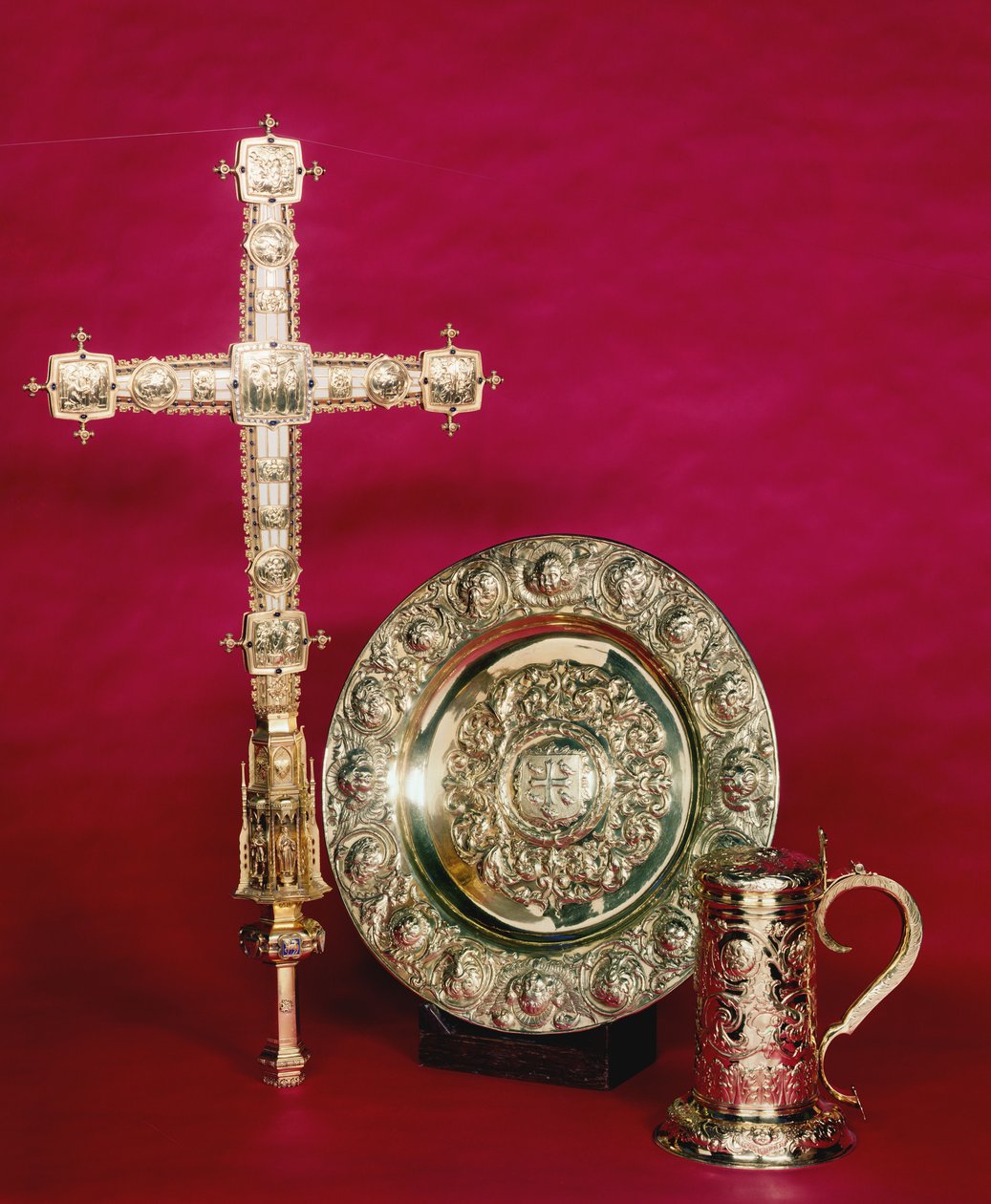 Piezas de altar de oro de la Abadía de Westminster (oro) de English School