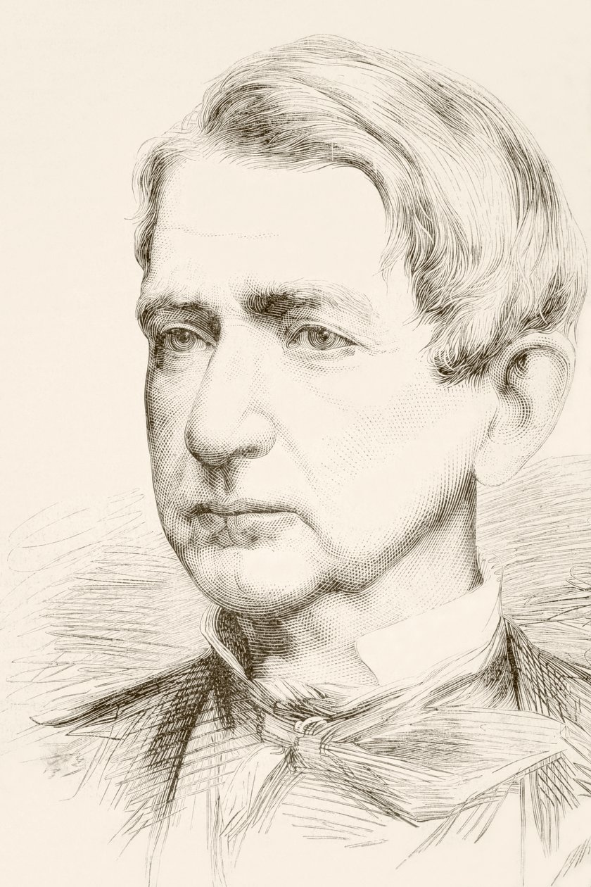 William Henry Seward, Sr. (litografía) de English School