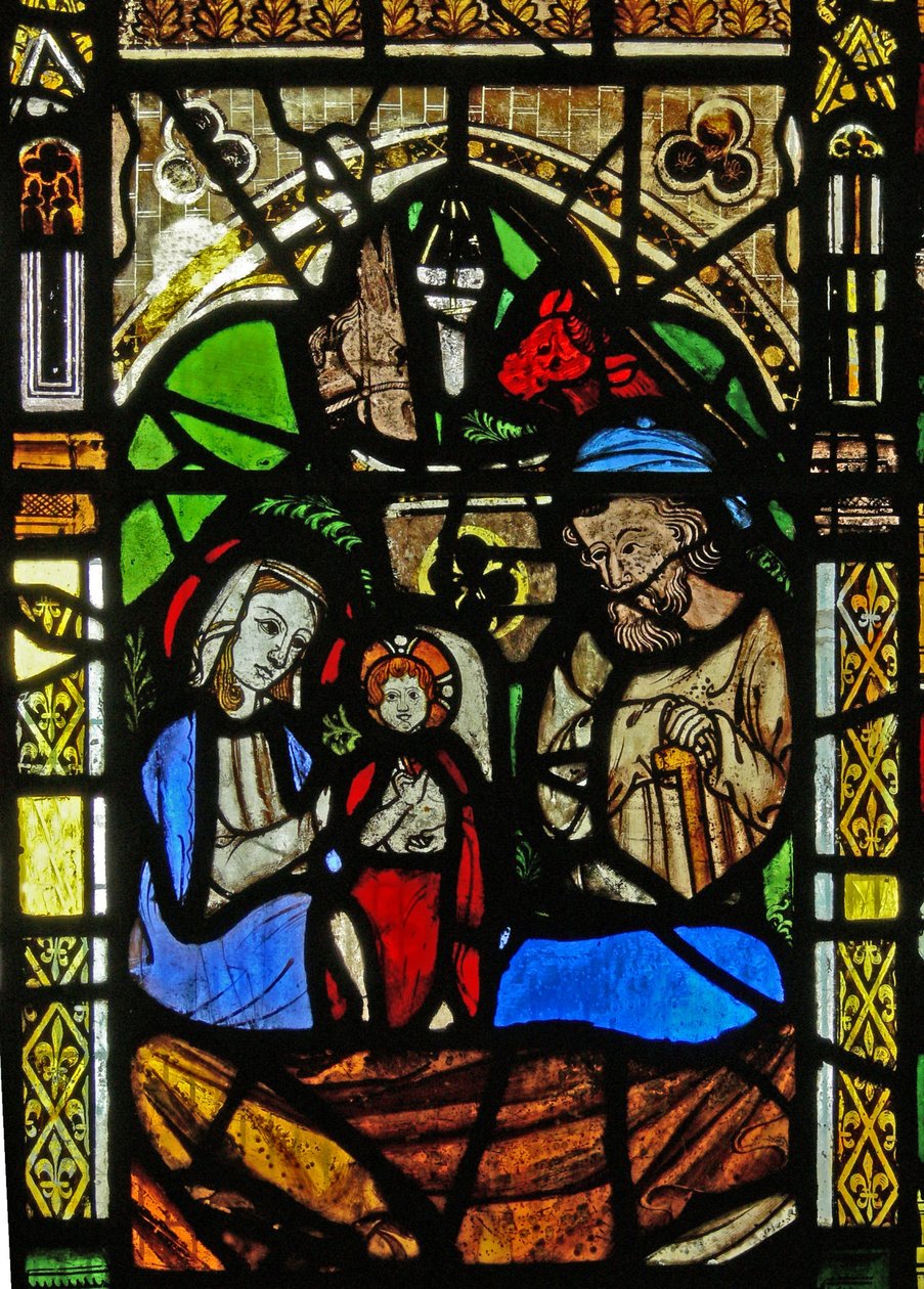 Ventana N2 que representa la Natividad de English School