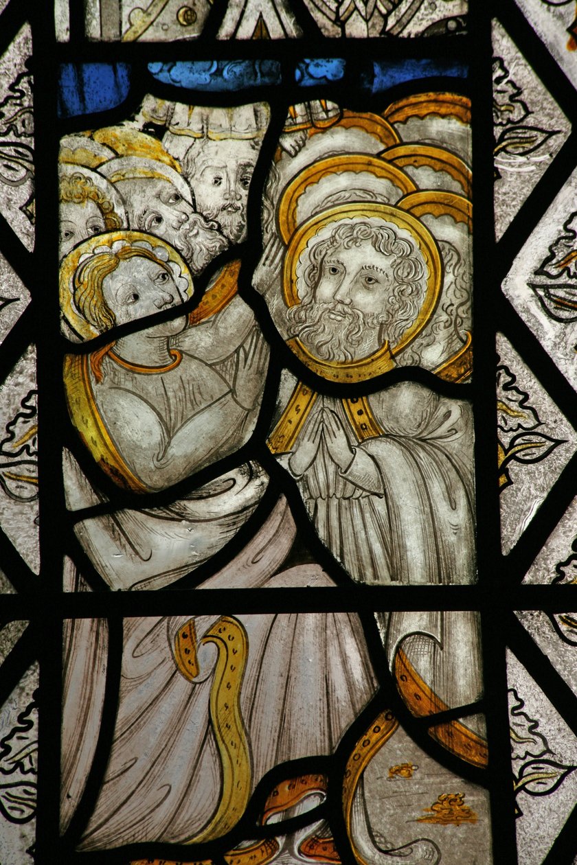 Ventana Sa que representa Pentecostés de English School