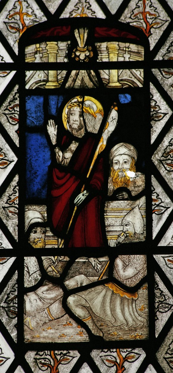 Ventana Sa que representa la Resurrección de English School