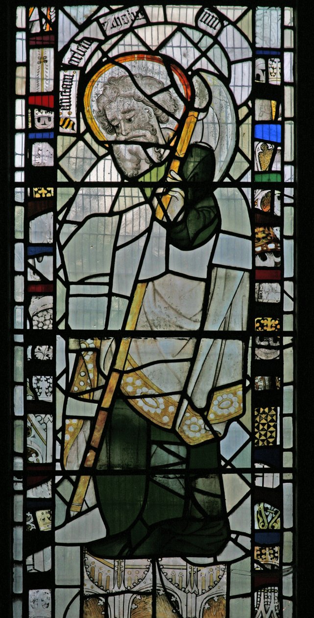 Ventana W que representa a San Matías de English School