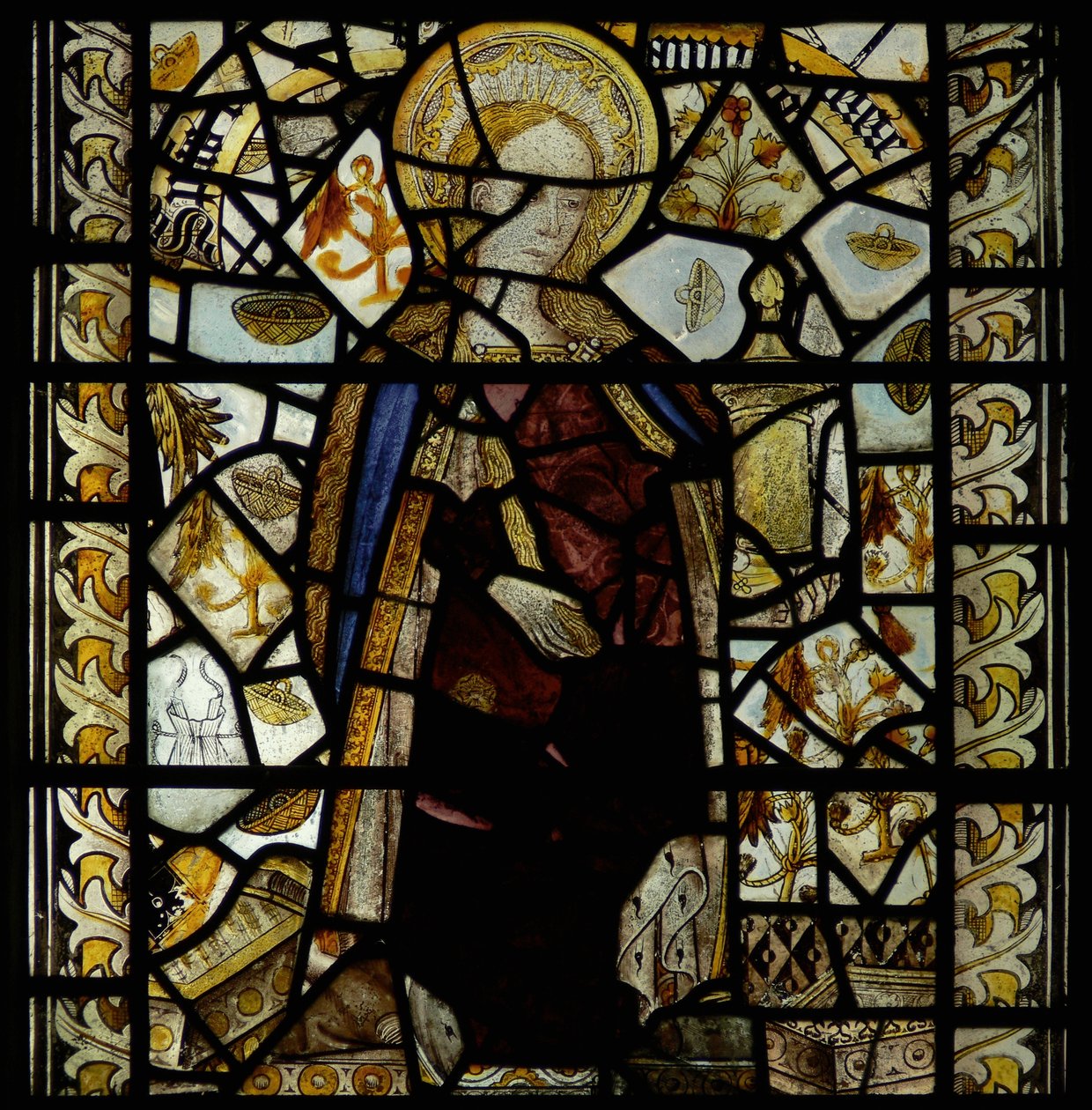 Ventana que representa a María Magdalena de English School