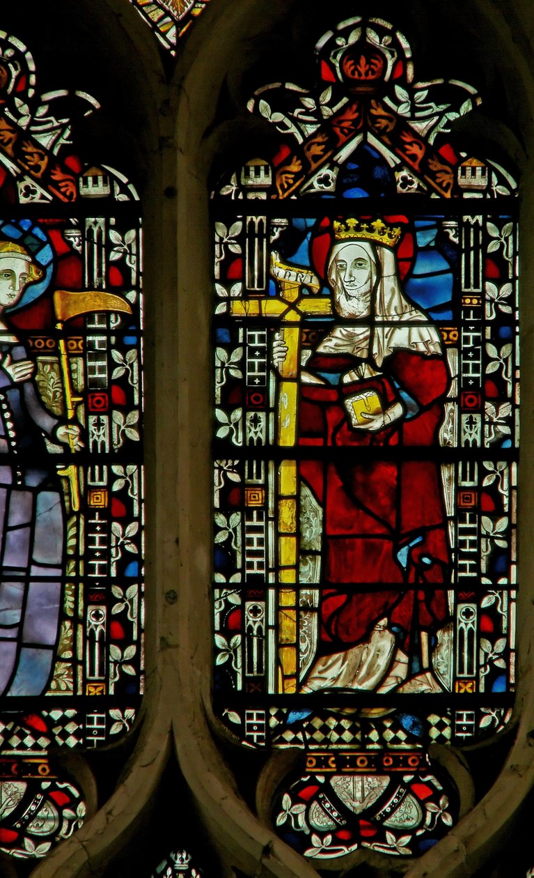 Ventana que representa a Santa Elena de English School
